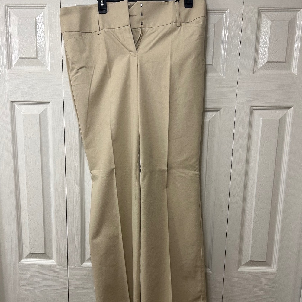 Express women tan dress pants
